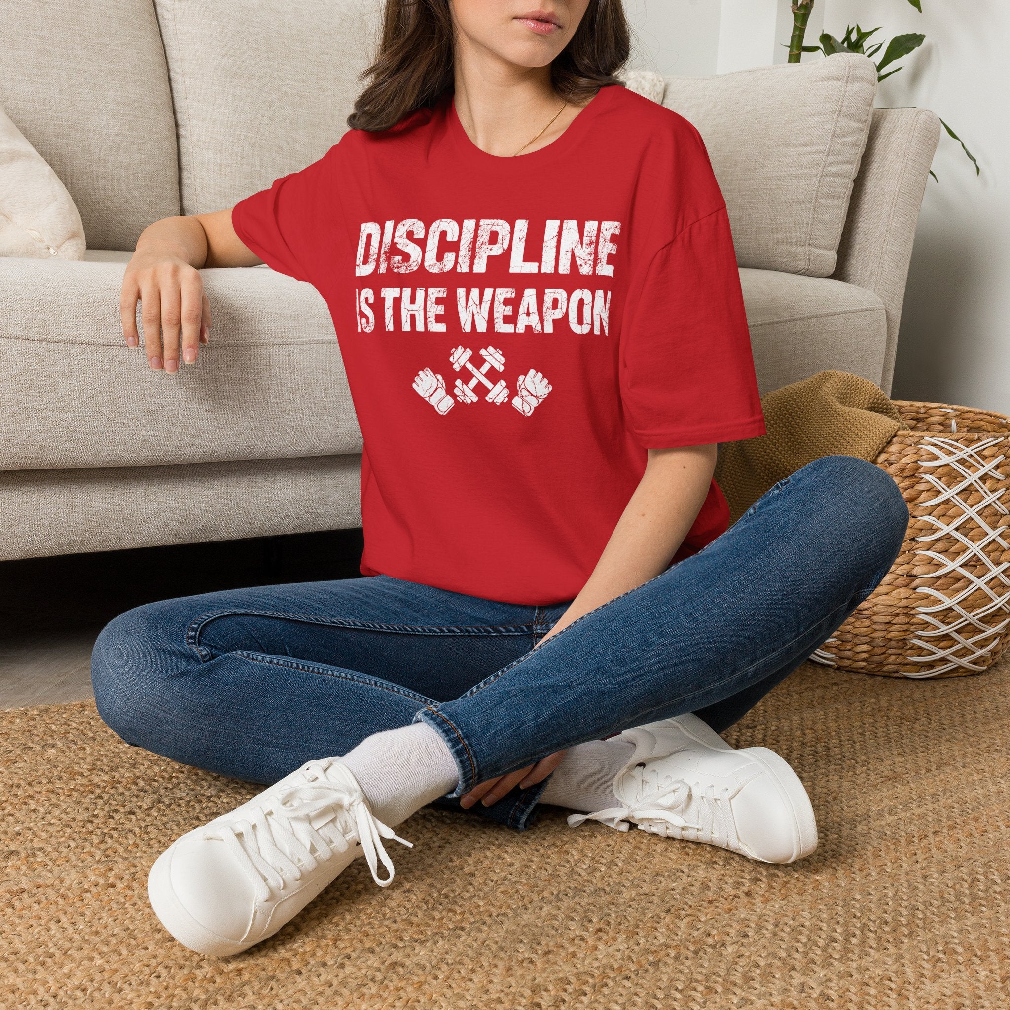 Weapon Discipline Gym Vintage Retro Gym T-Shirt