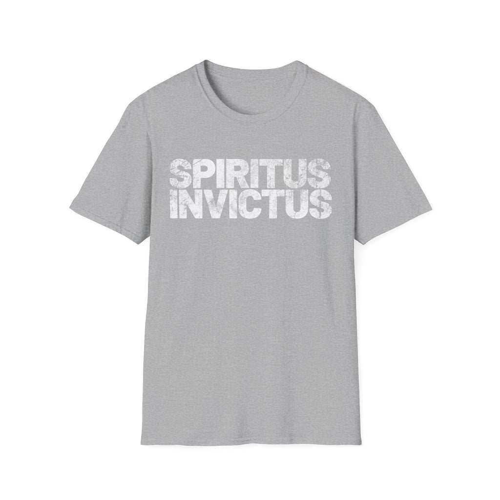 Spiritus Invictus Typographic Gym T-Shirt