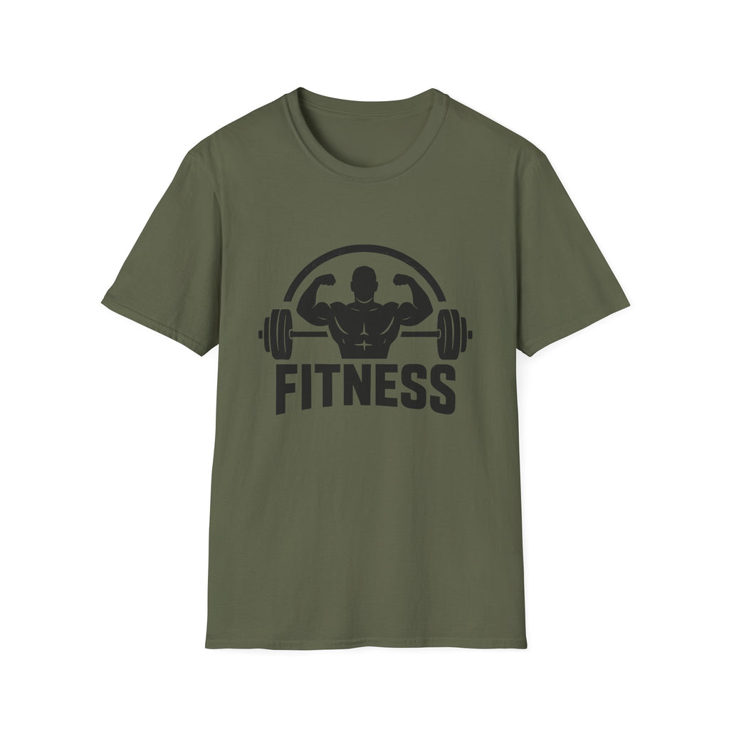 Fitness silhouette logo T-Shirt