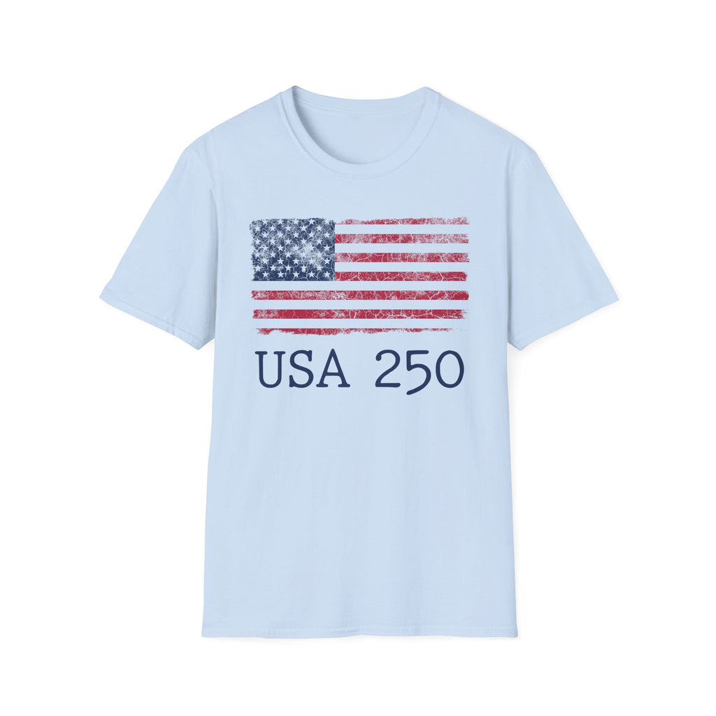 USA 250 Freedom Flag Vintage Gym T-Shirt