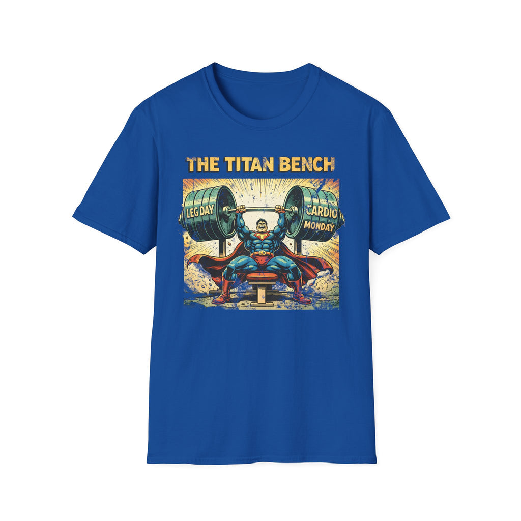 Retro Comic Titan Bench Gymwear T-Shirt