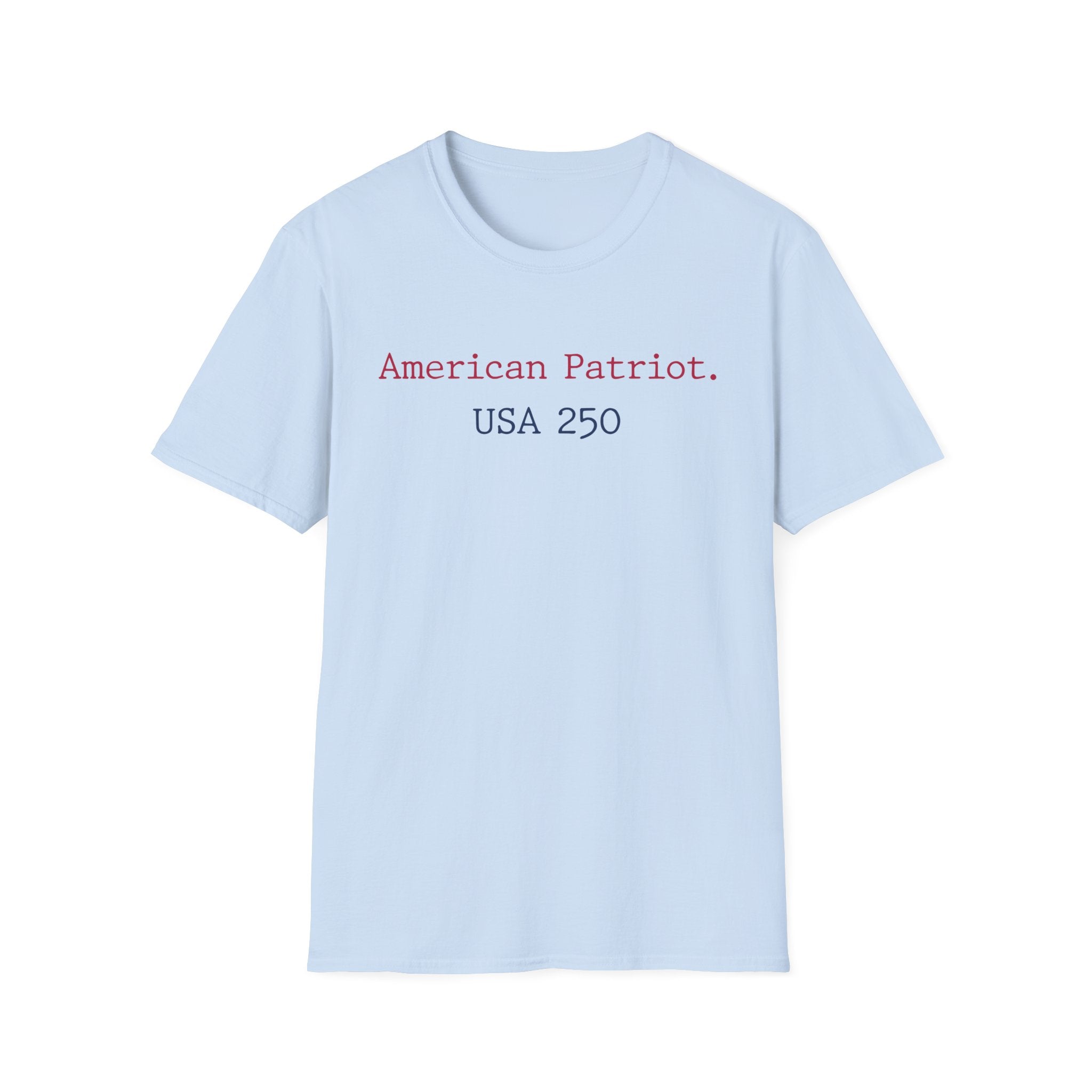 American Patriot USA 250 Typographic Vintage Gym T-Shirt