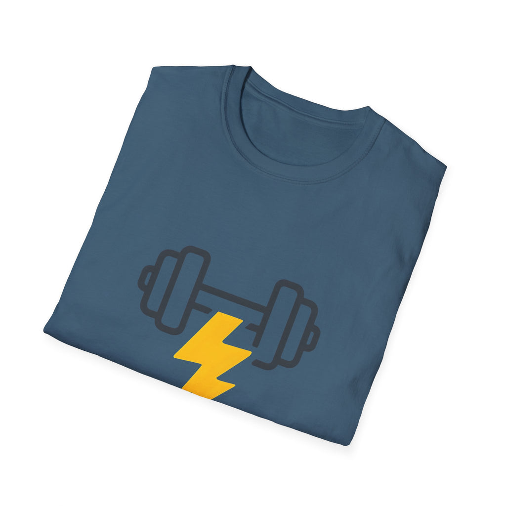 Lightning bolt dumbbell T-Shirt