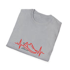 Sneaker Heartbeat Illustration T-Shirt