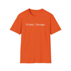 Primal Savage Typographic Vintage Gym T-Shirt