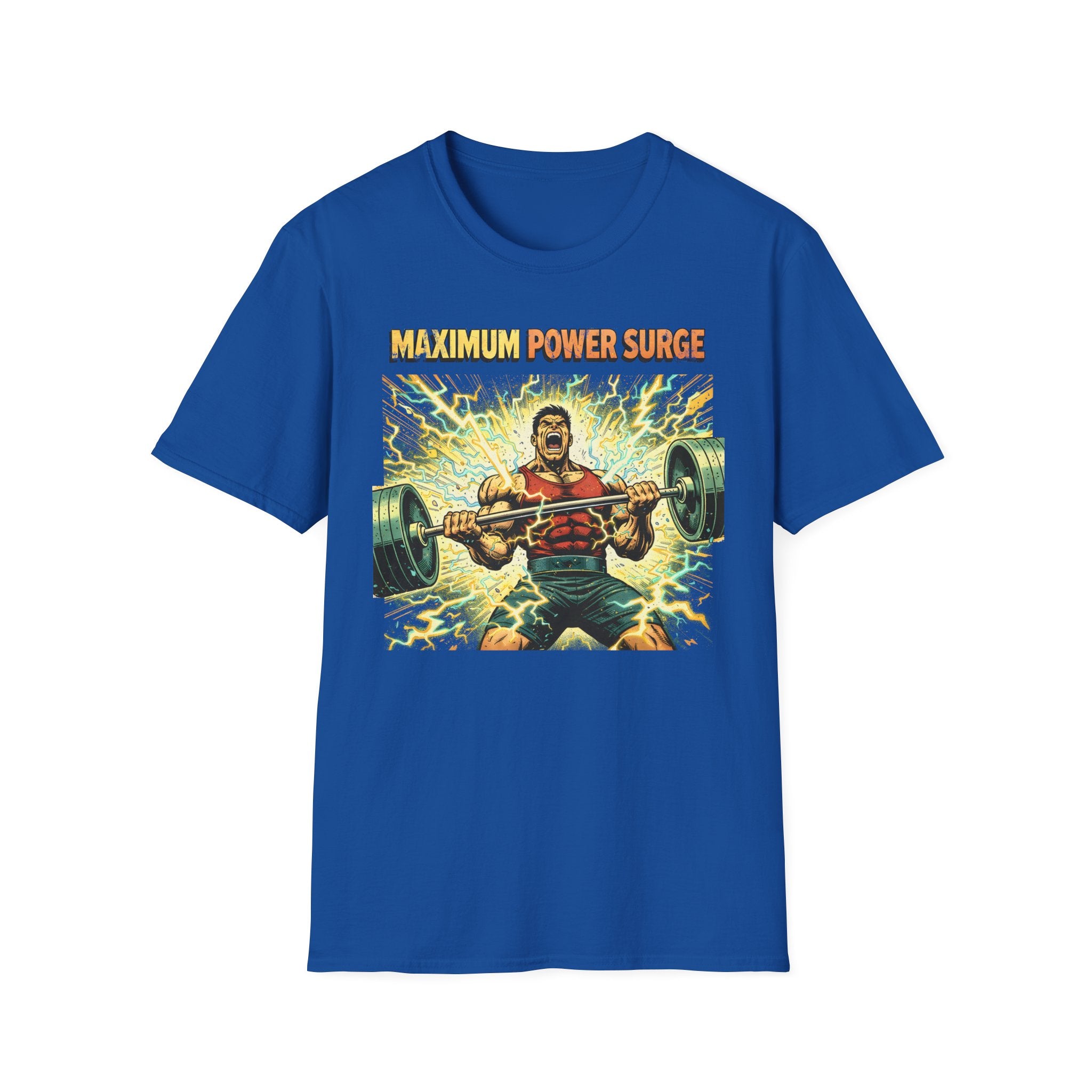 Retro Comic Maximum Power Surge Gymwear T-Shirt