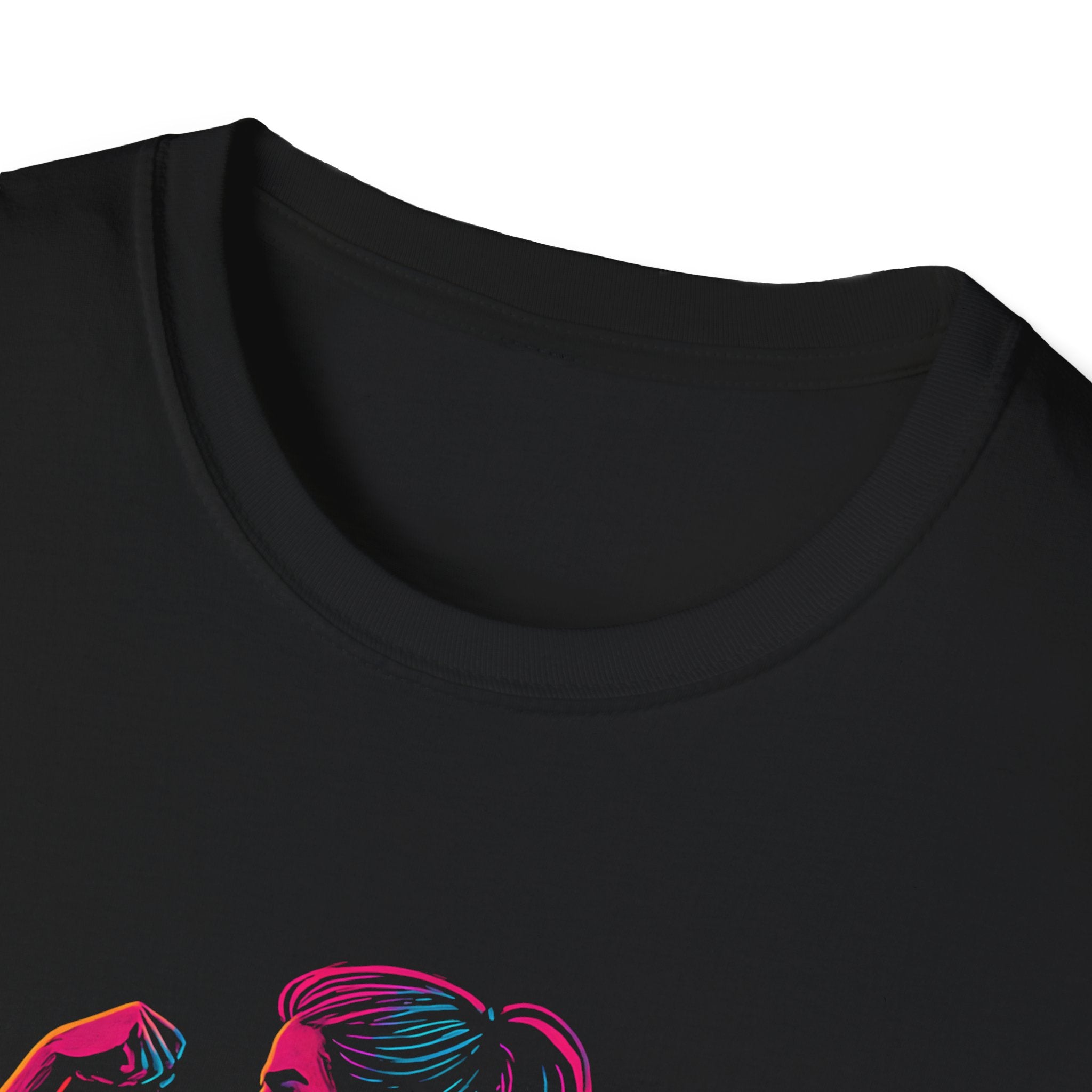 Neon Female Bodybuilder T-Shirt