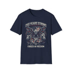 USA 250 Freedom Forged Gym Vintage Gym T-Shirt