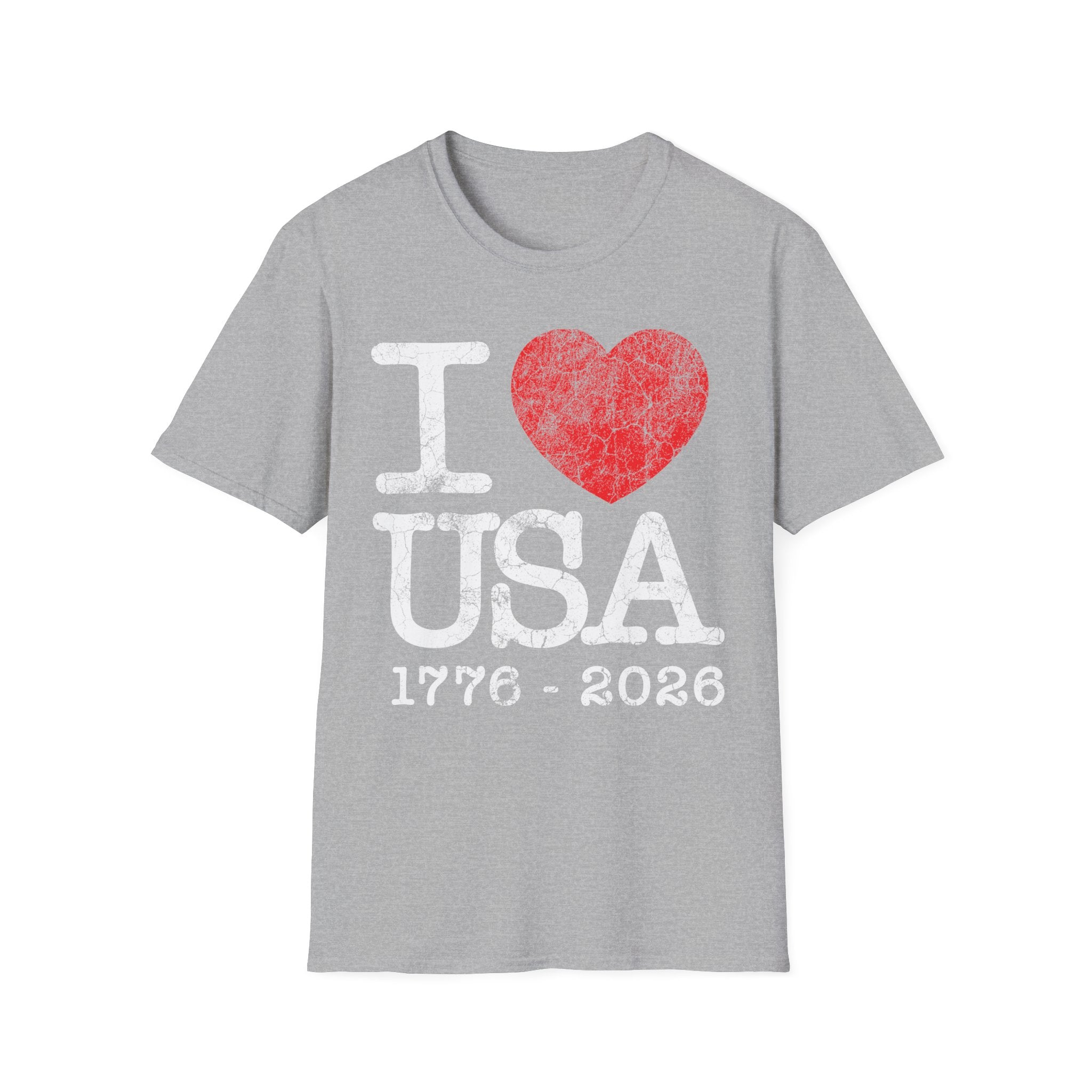I Heart USA 250 Vintage Gym T-Shirt