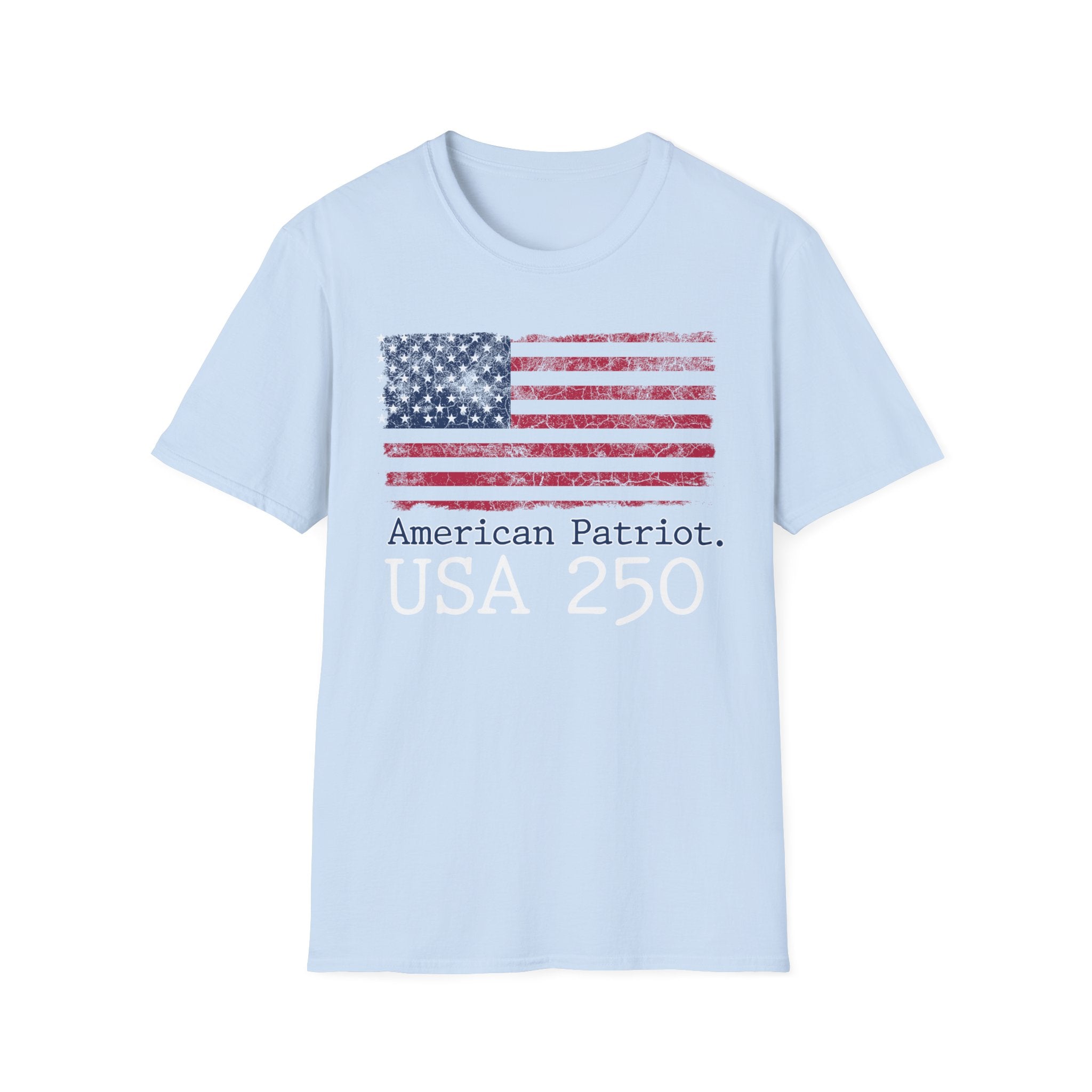 American Patriot 250 Stars and Stripes Vintage Gym T-Shirt