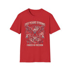 USA 250 Freedom Forged Gym Vintage Gym T-Shirt