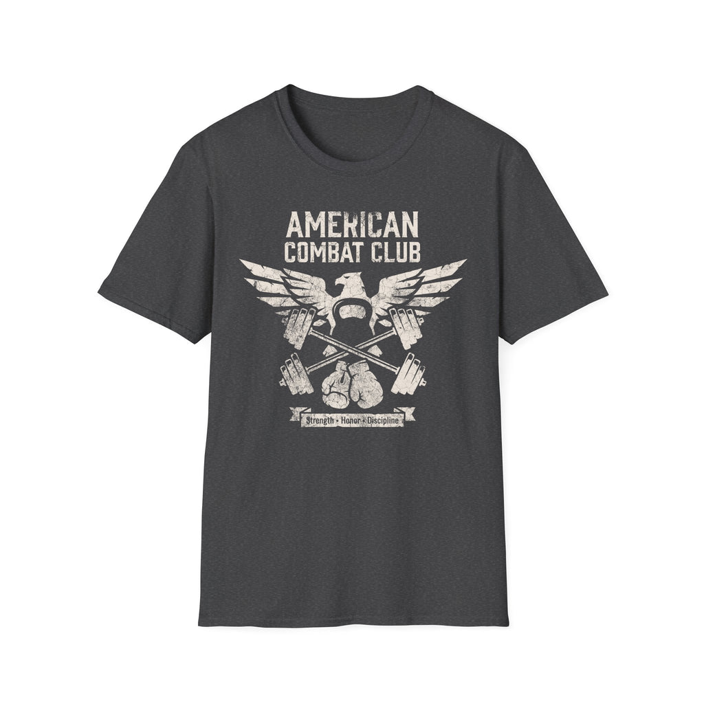 American Combat Club Gym Vintage Gym T-Shirt