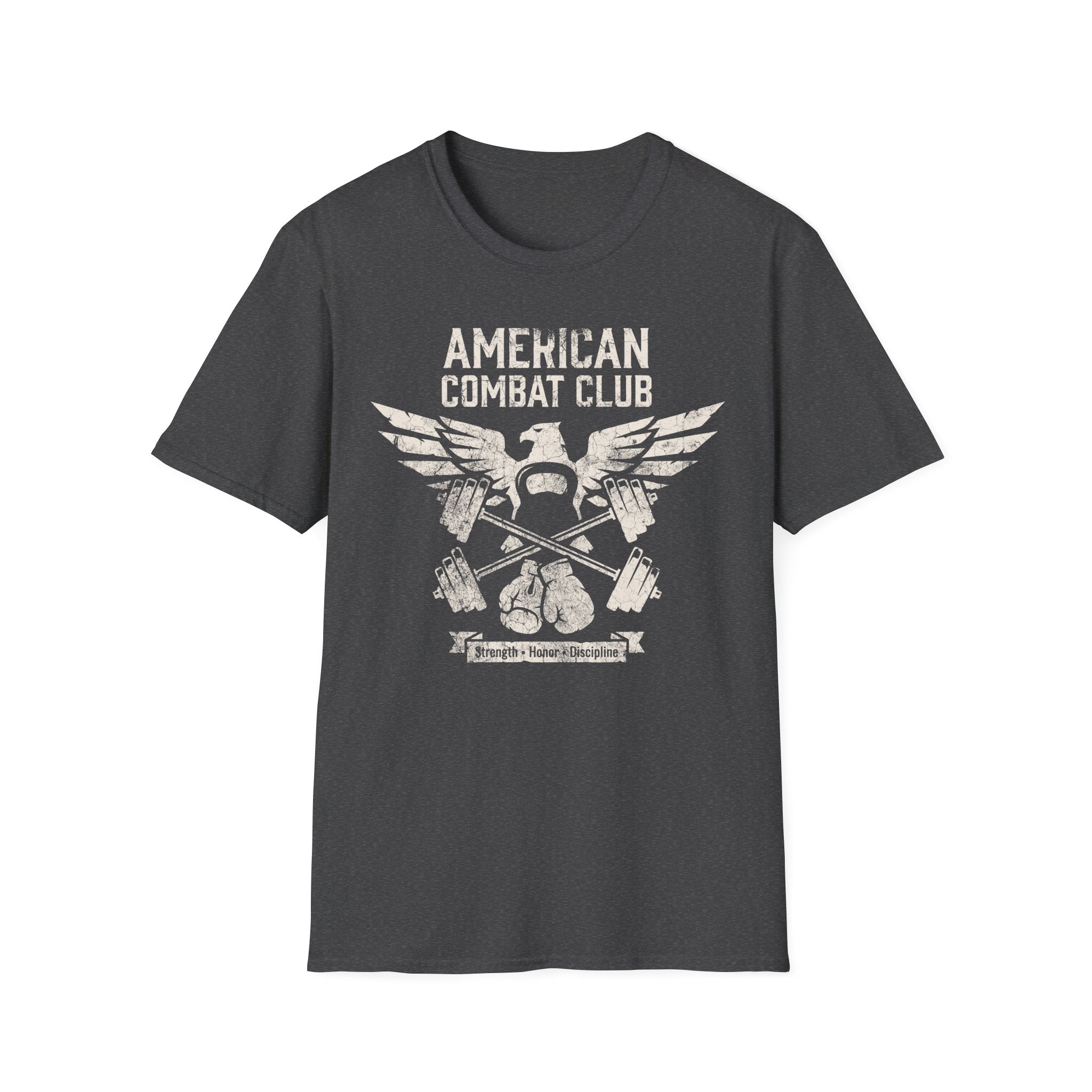 American Combat Club Gym Vintage Gym T-Shirt