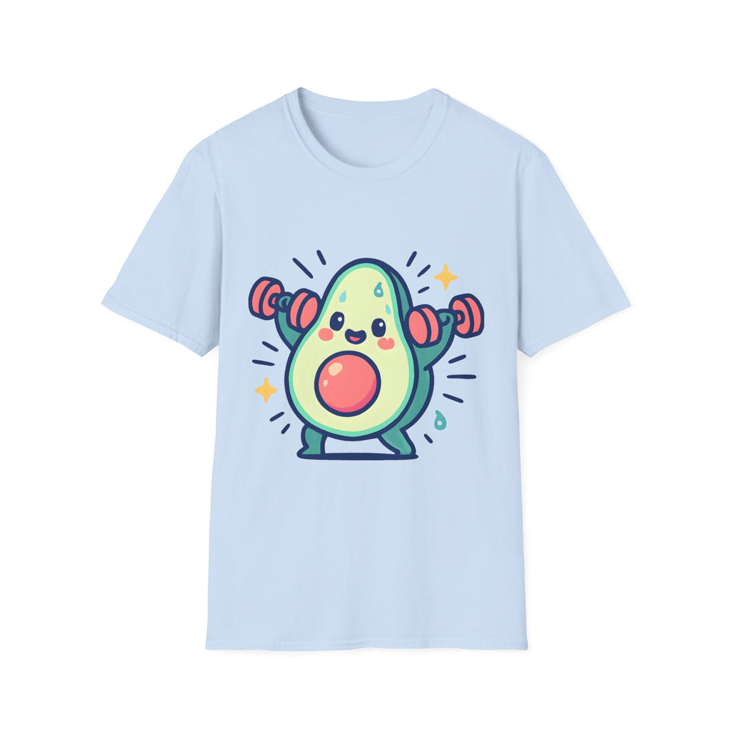Avocado Lifting Weights T-Shirt