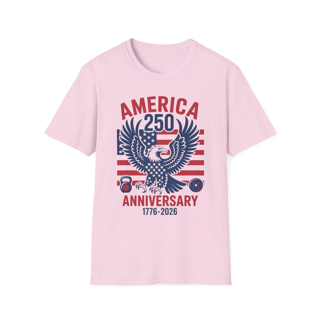 USA 250 Anniversary Gym Graphic Retro Gym T-Shirt