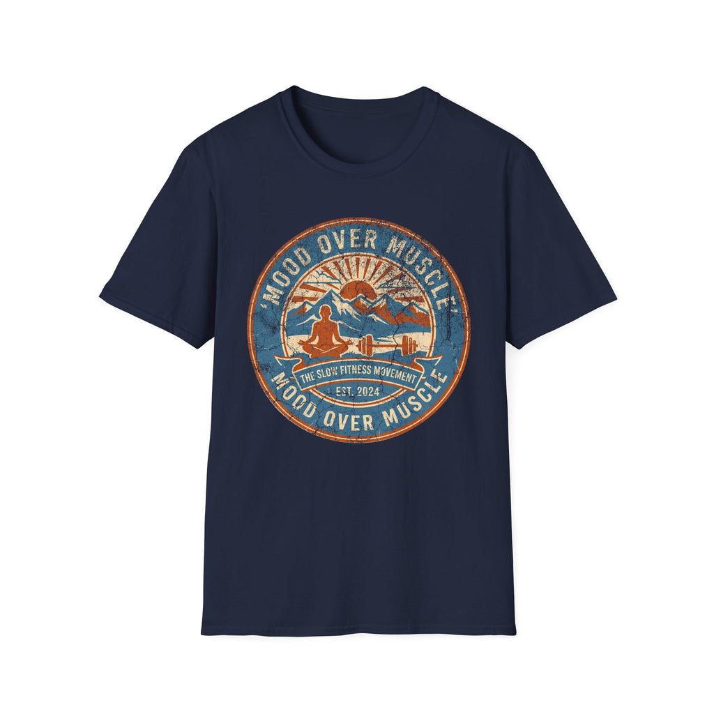 Mood Over Muscle Grunge Vintage Gym T-Shirt
