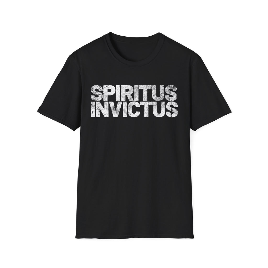 Spiritus Invictus Typographic Gym T-Shirt