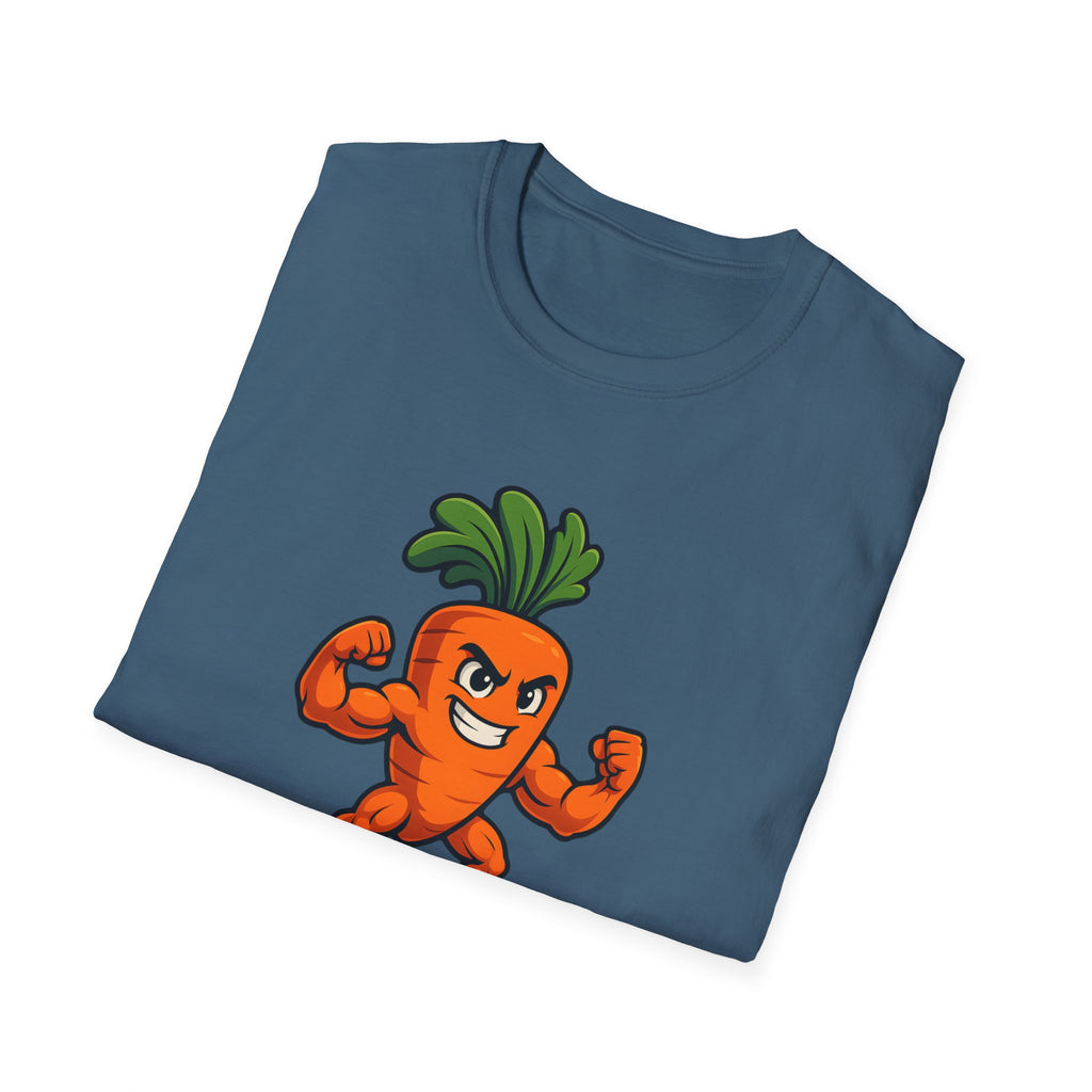 Muscular Carrot Mascot T-Shirt