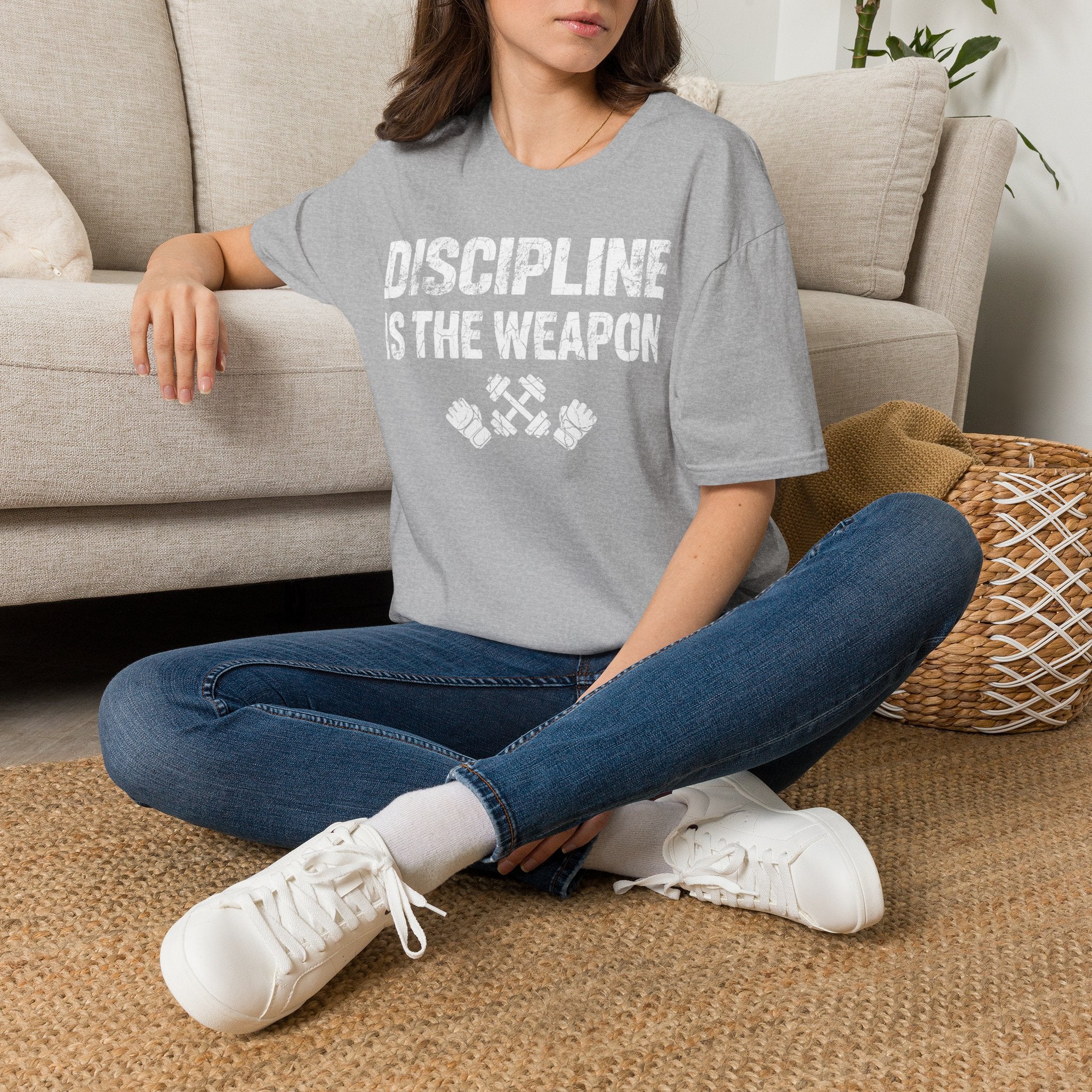 Weapon Discipline Gym Vintage Retro Gym T-Shirt