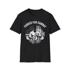 Forged for Combat Club Gym Vintage Retro Gym T-Shirt