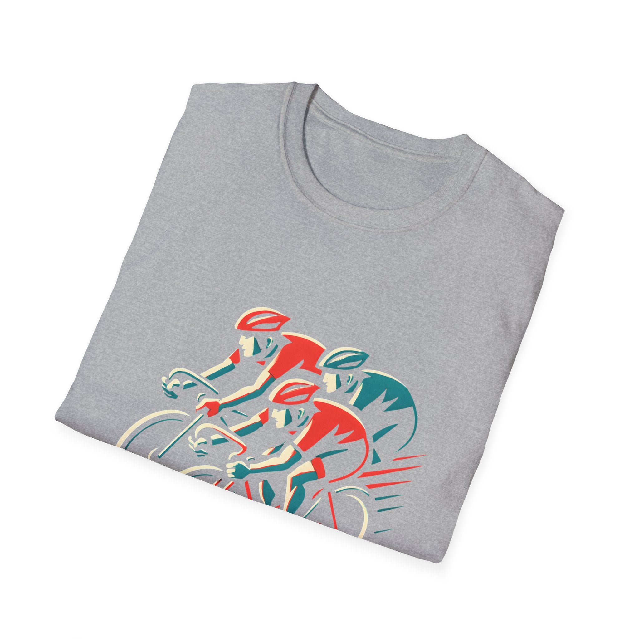 Cyclists Racing Scene T-Shirt