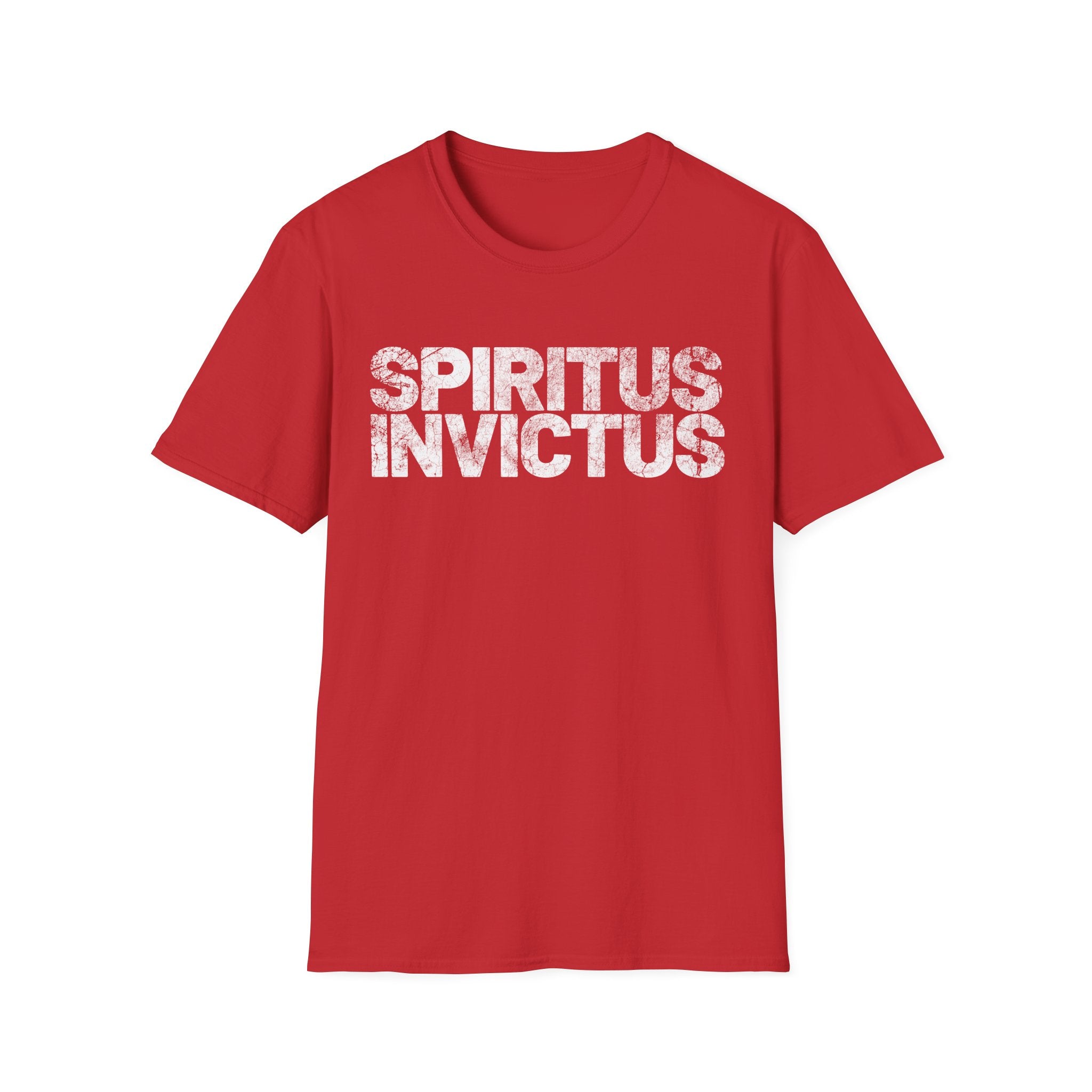 Spiritus Invictus Typographic Gym T-Shirt