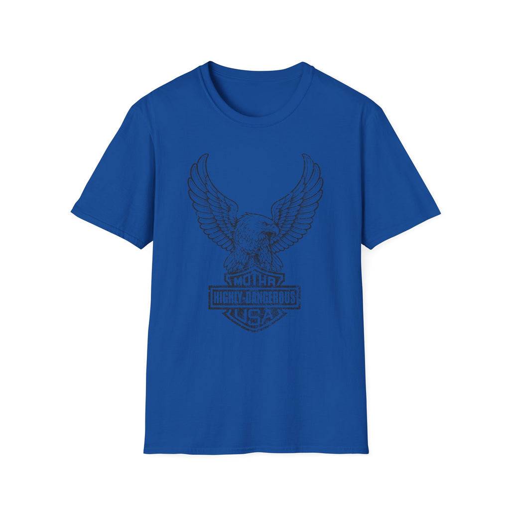 Danger Eagle Graphic Retro Gym T-Shirt