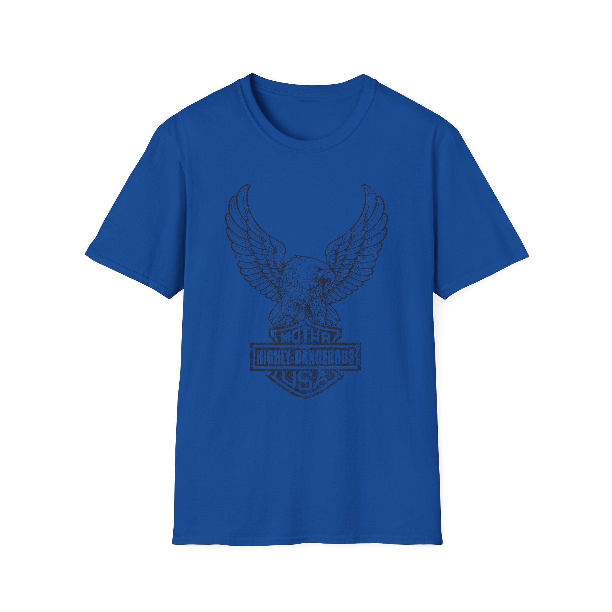 Danger Eagle Graphic Retro Gym T-Shirt