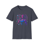 Neon singer portrait T-Shirt