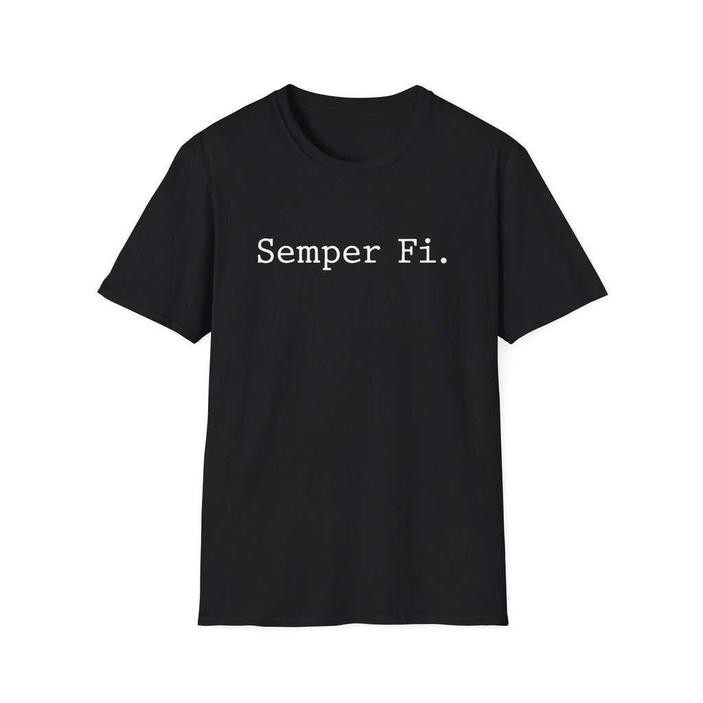 Semper Fi Typographic Vintage Gym T-Shirt