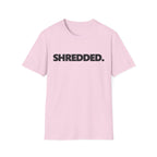 SHREDDED Graphic Bodybuilding Vintage Gym T-Shirt