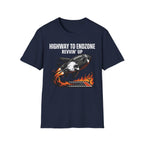Gridiron Highway To Endzone Revvin Up Gym T-Shirt