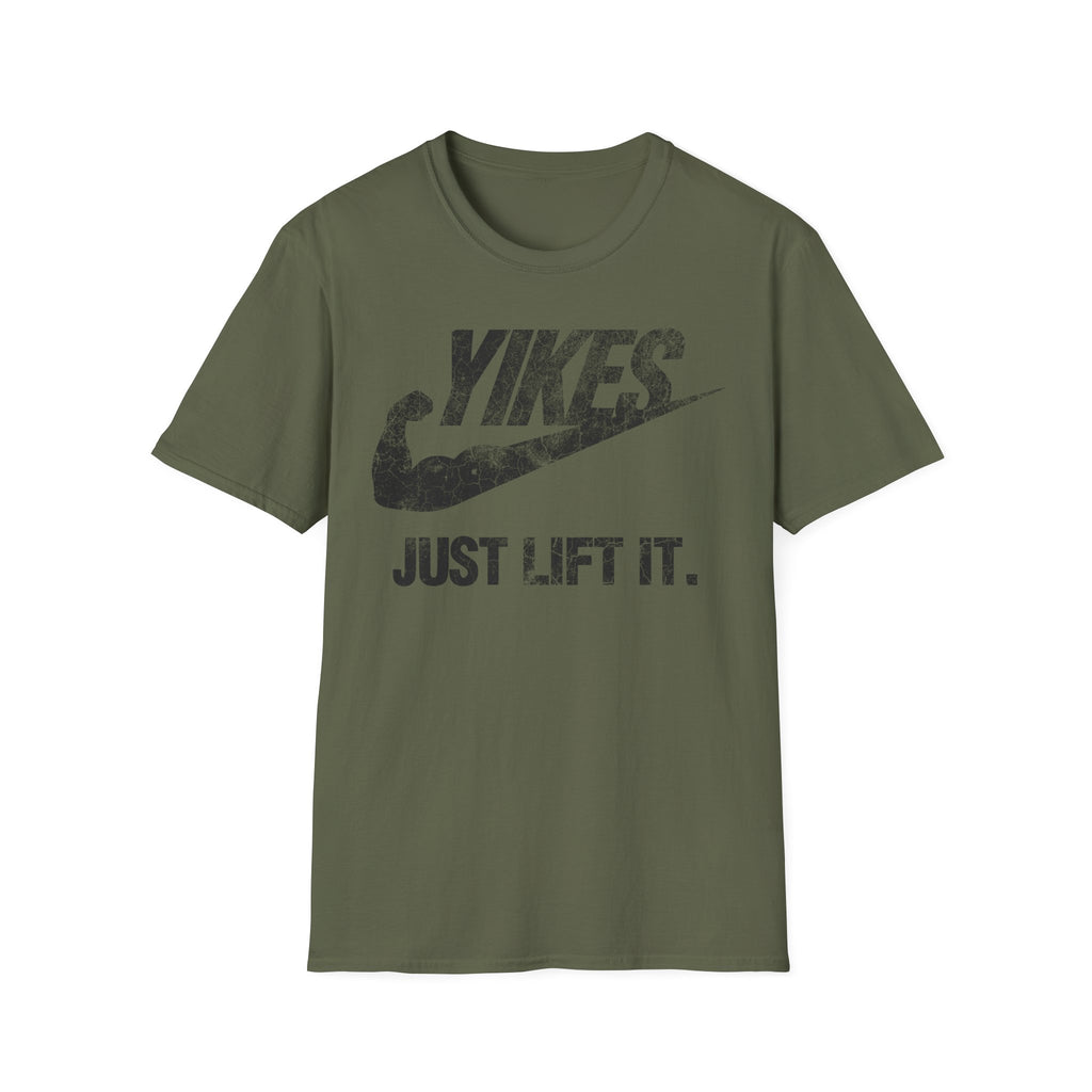 Yikes Just Lift It Vintage Gym Tee-Shirt
