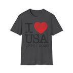 I Heart USA Anniversary Vintage Gym T-Shirt