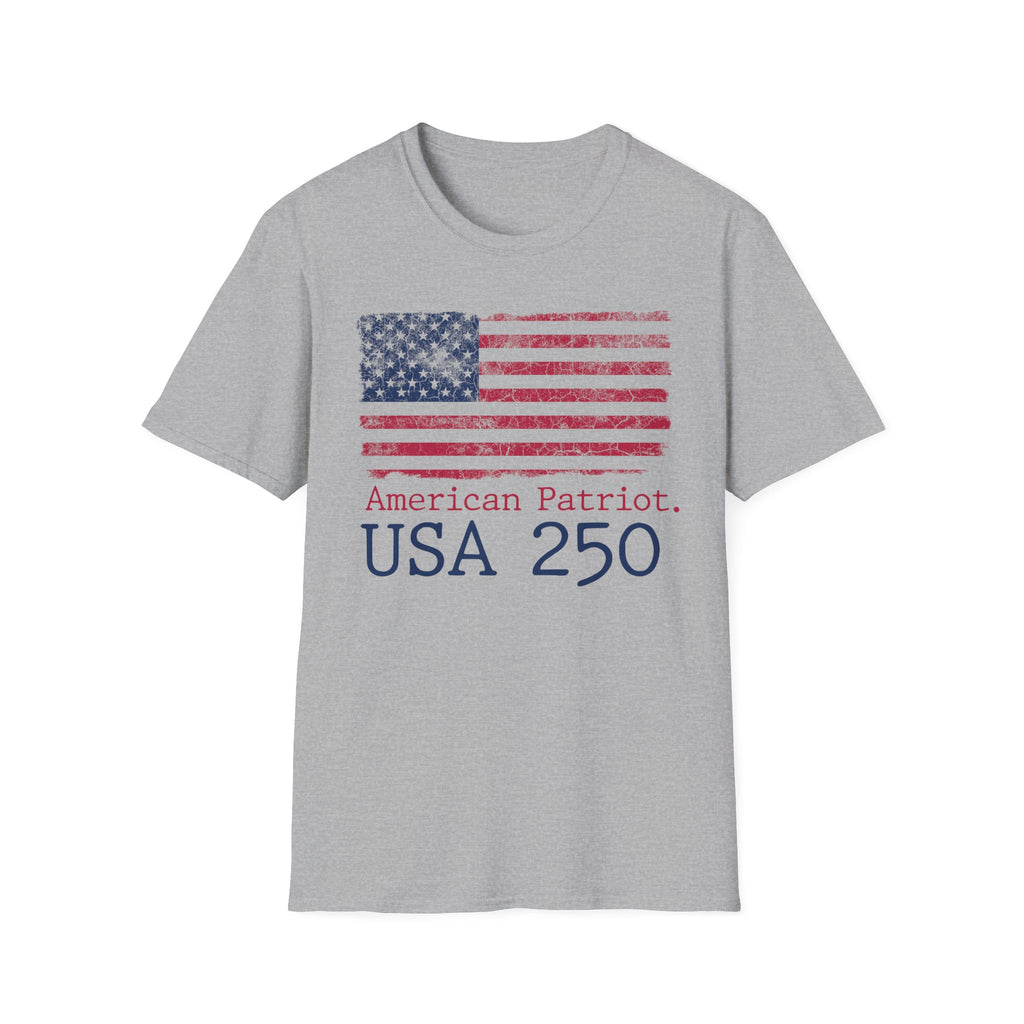 American Patriot USA 250 Graphic Vintage Gym T-Shirt
