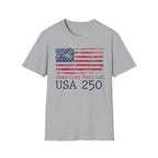 American Patriot USA 250 Graphic Vintage Gym T-Shirt