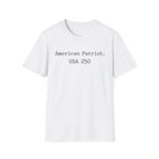 American Patriot 250 Typographic Vintage Gym T-Shirt