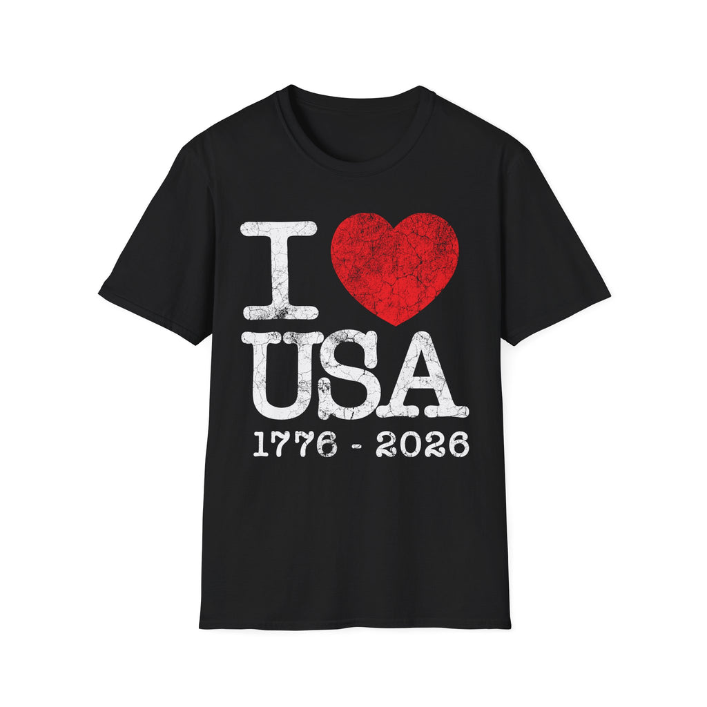 I Heart USA 250 Vintage Gym T-Shirt