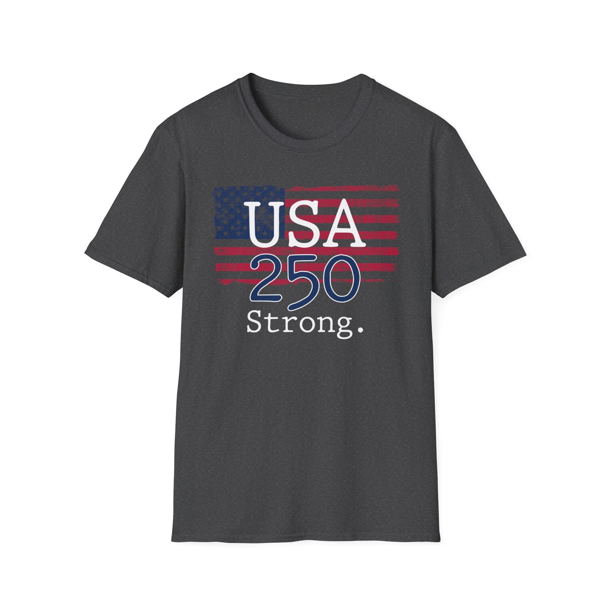 USA 250 Strong Flag Gym Vintage Gym T-Shirt
