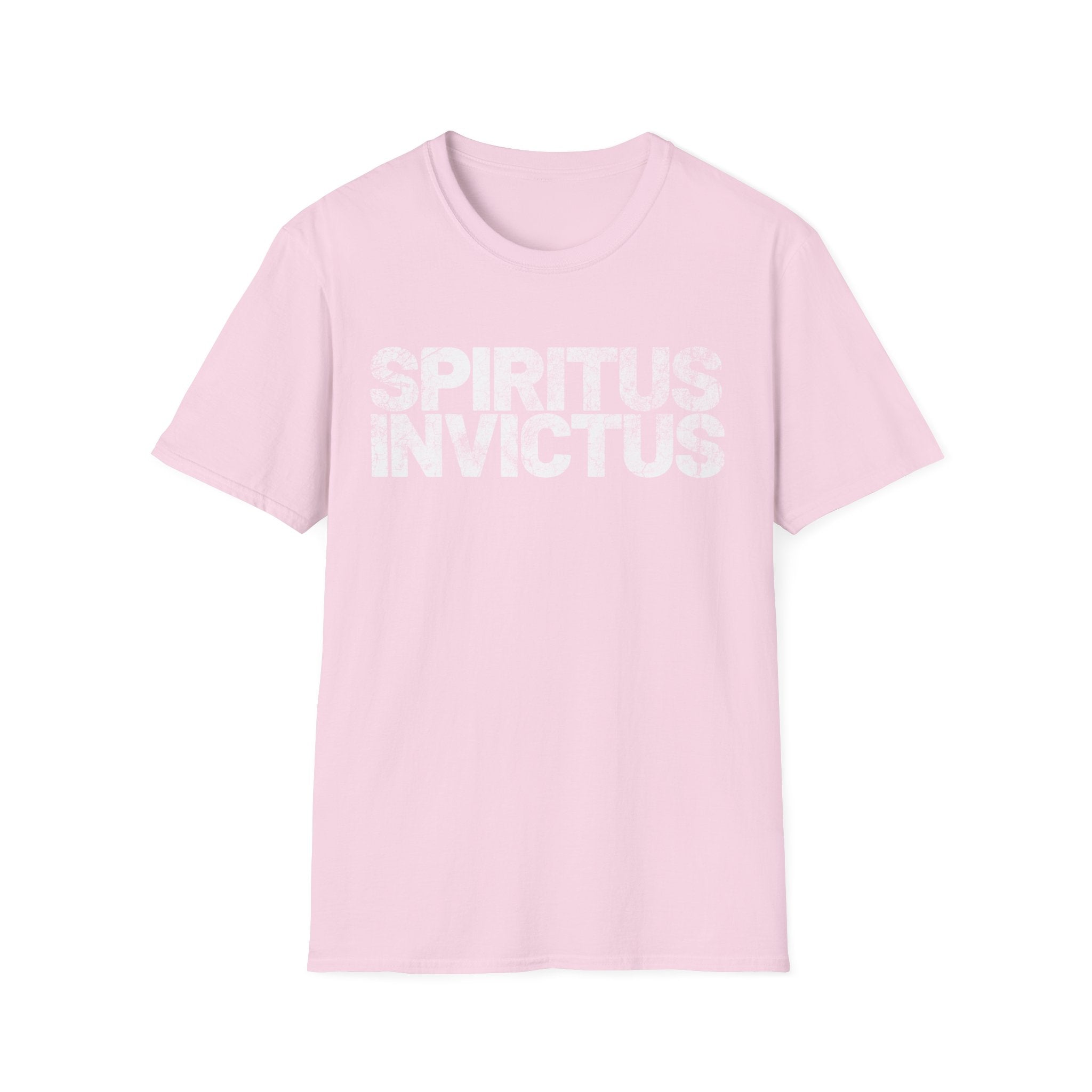Spiritus Invictus Typographic Gym T-Shirt