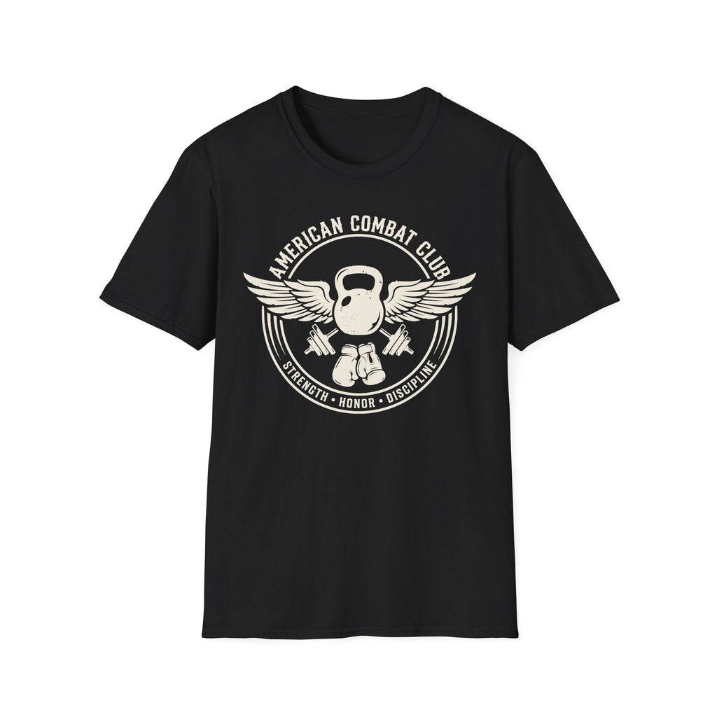 American Combat Club Gym Vintage Retro Gym T-Shirt