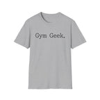Gym Geek Typographic Retro Gym T-Shirt