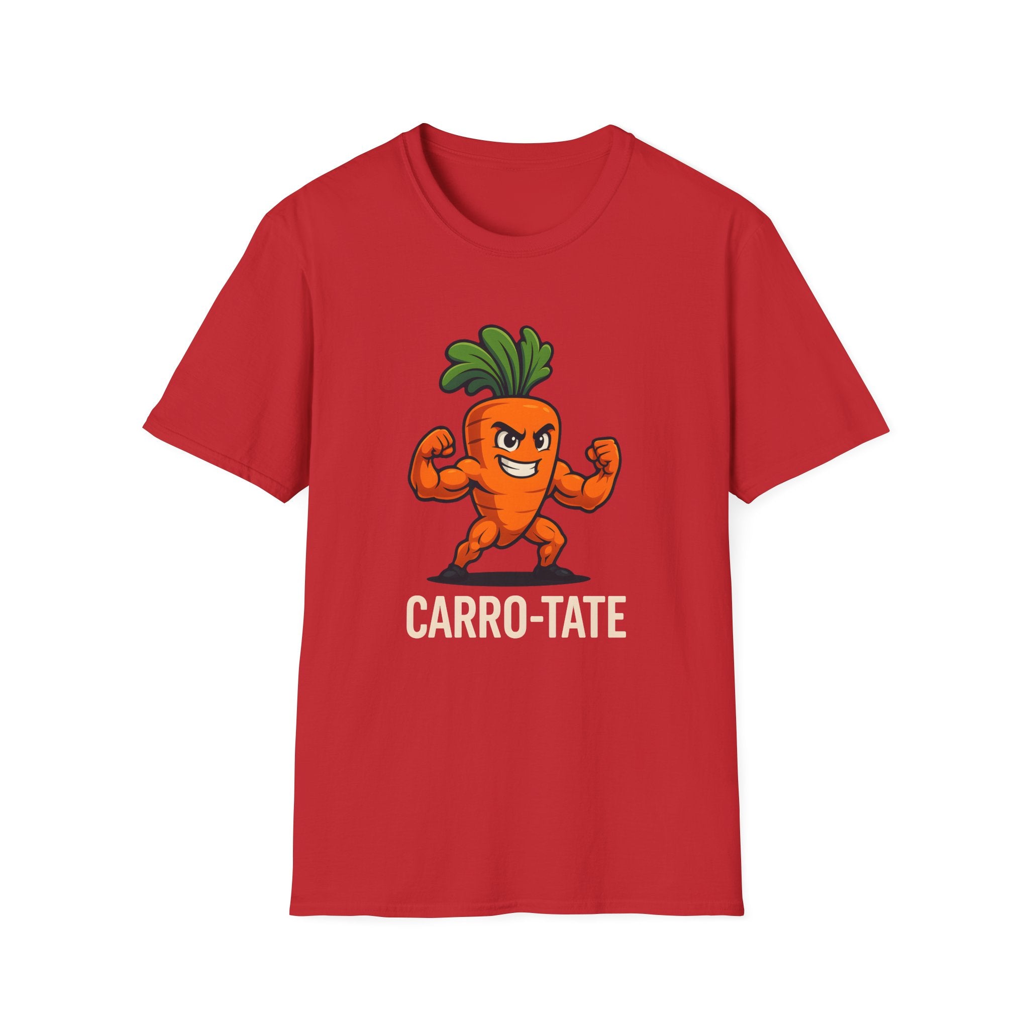 Muscular Carrot Mascot T-Shirt