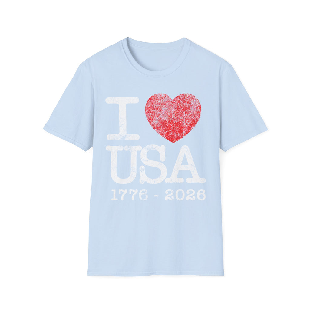 I Heart USA 250 Vintage Gym T-Shirt