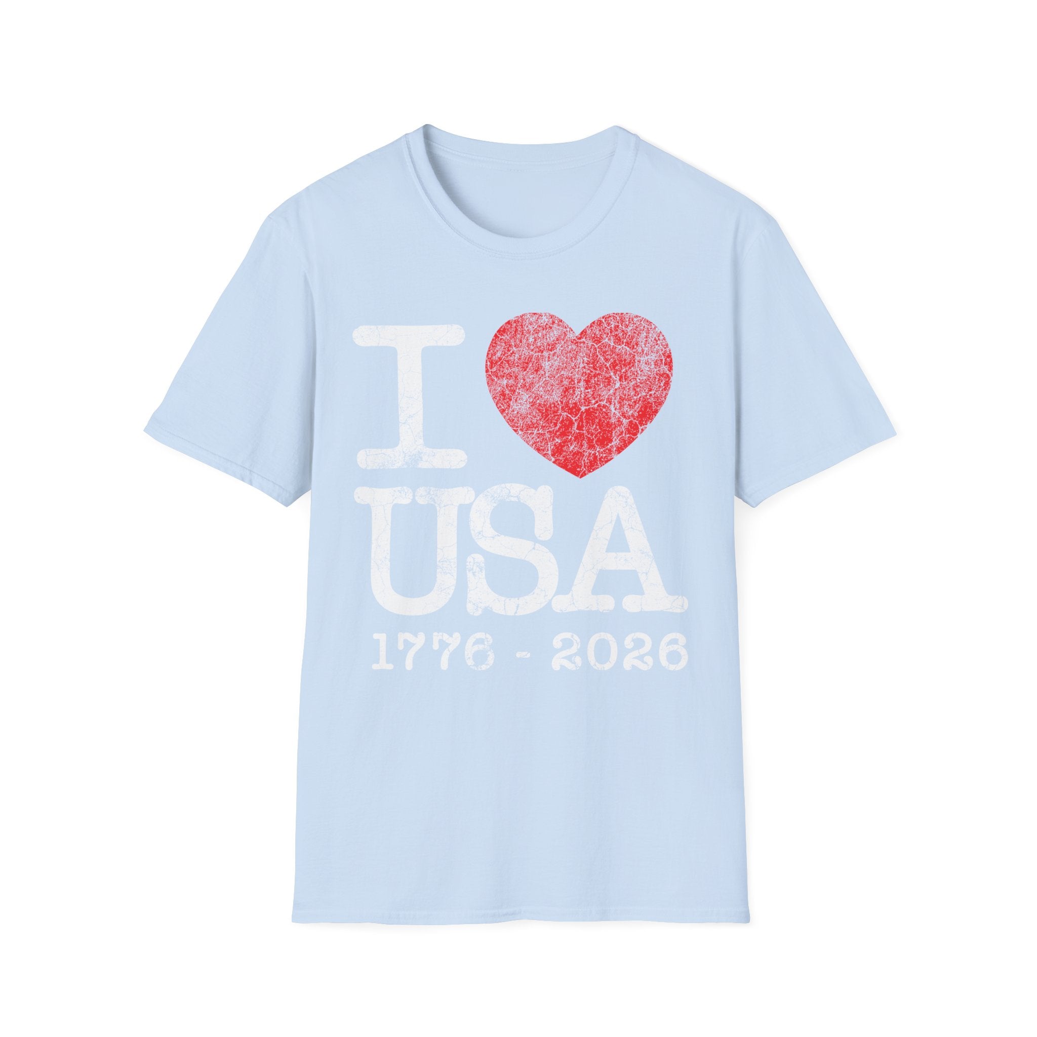 I Heart USA 250 Vintage Gym T-Shirt