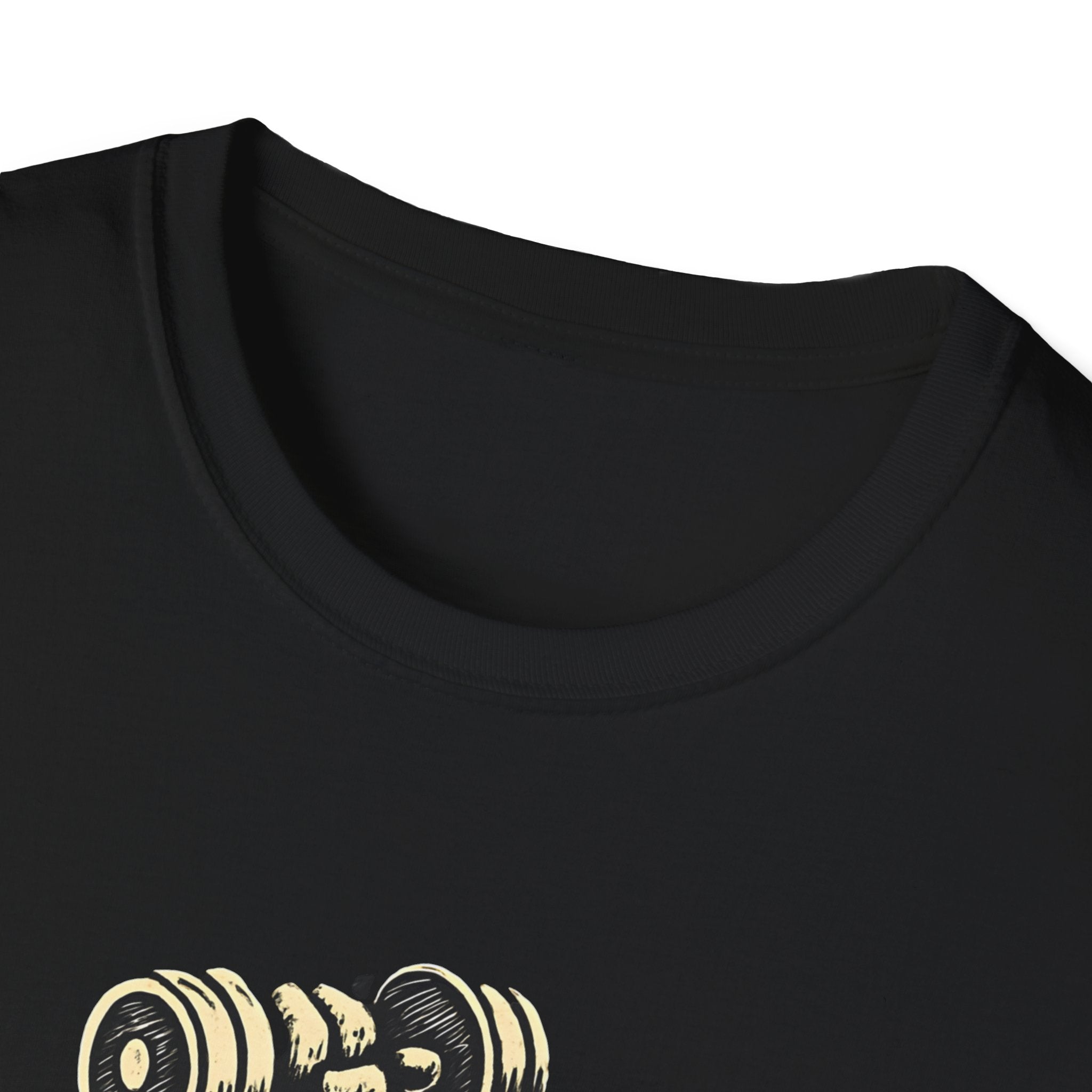 Cat Lifts Dumbbell T-Shirt