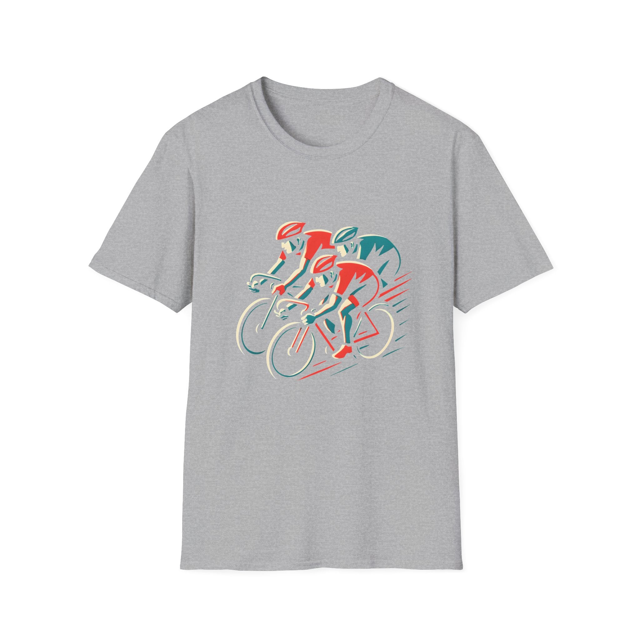 Cyclists Racing Scene T-Shirt