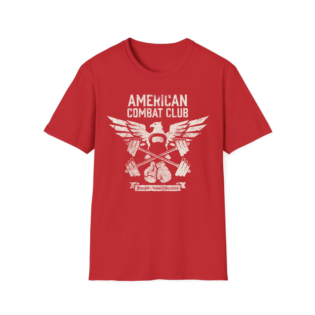 American Combat Club Gym Vintage Gym T-Shirt
