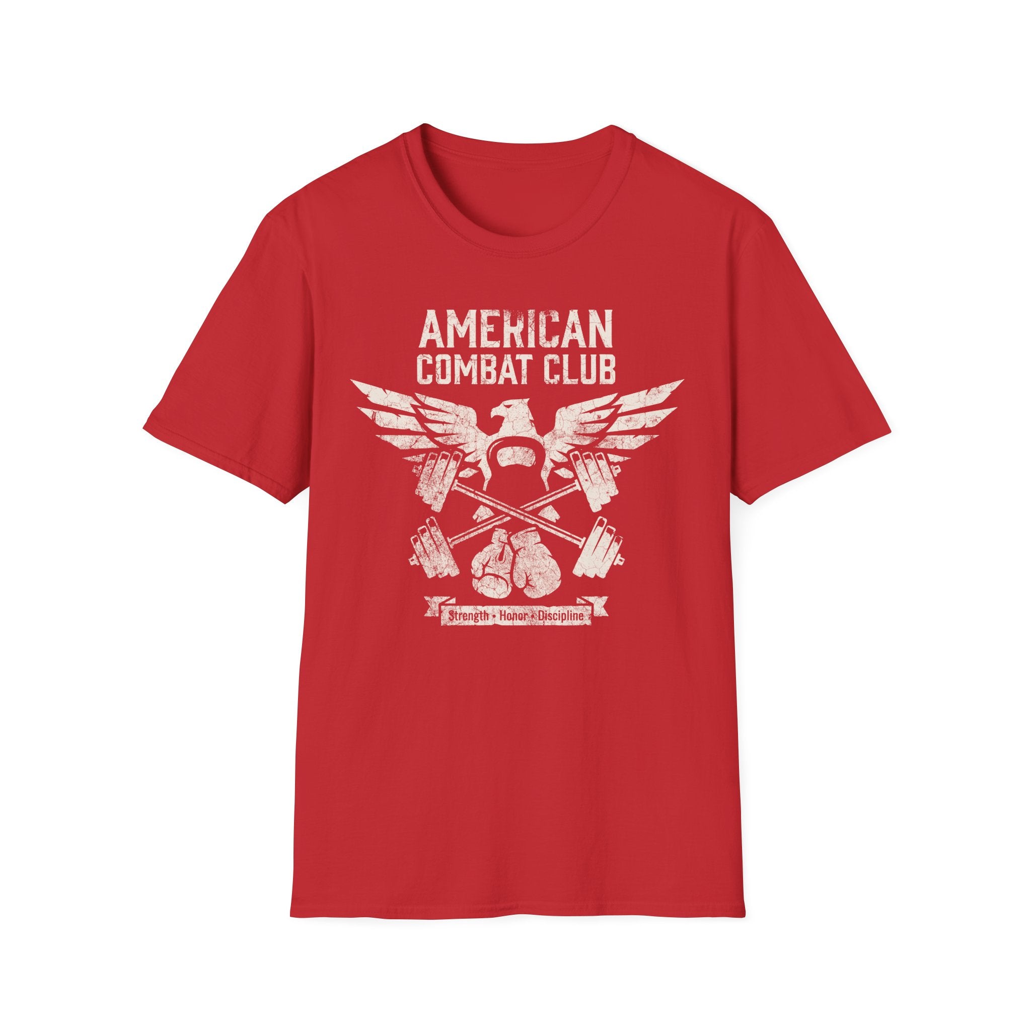 American Combat Club Gym Vintage Gym T-Shirt