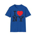 I Love NY Classic Black Designer Gymwear T-Shirt